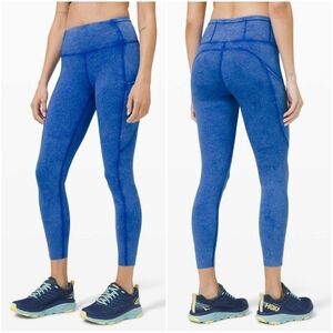 Lululemon Fast & Free HR Ice Dye size 4 NWT